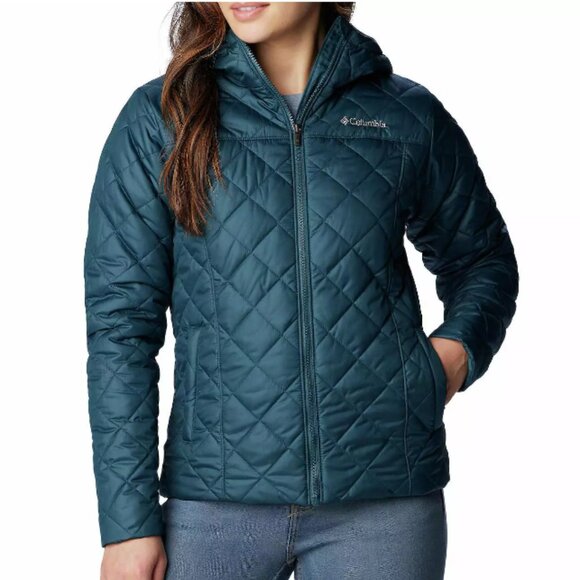 Women's Columbia Copper Crest Hooded Quilted Jacket - Women's M NWT - Picture 1 of 7